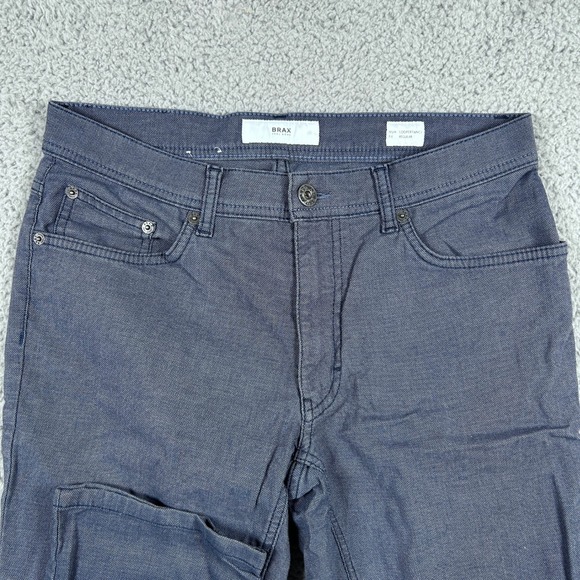 brax Other - Brax Feel Good Cooper Fancy Regular Fit Pants Mens 30x30 Blue Textured